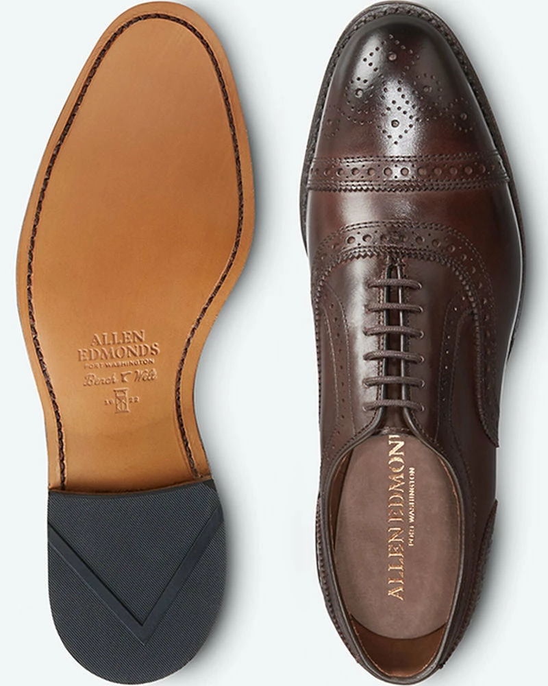 Oxford & Evergreen Allen Edmonds Strand Cap-Toe Oxford, Mahogany (Many Colors Available) 3 Oxford & Evergreen Allen Edmonds Strand Cap-Toe Oxford, Mahogany (Many Colors Available)