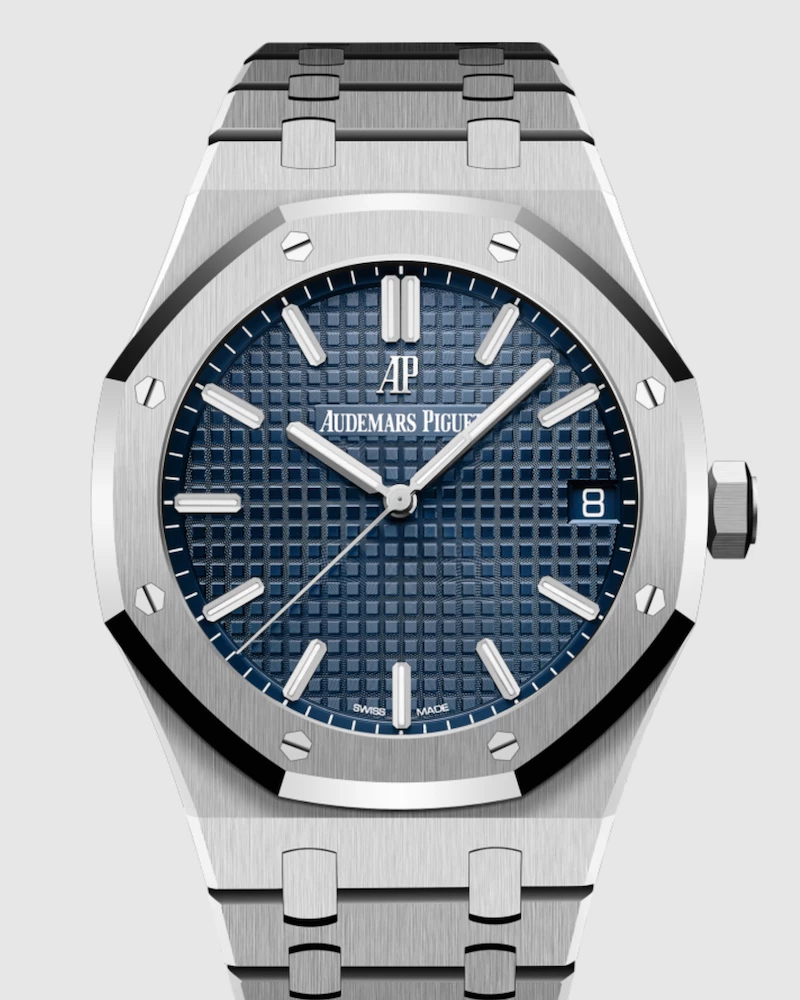 Oxford & Evergreen Audemars Piguet Royal Oak Automatic Watch, Blue (41mm) 3 Oxford & Evergreen Audemars Piguet Royal Oak Automatic Watch, Blue (41mm)