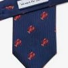 Oxford & Evergreen Accessories Alynn Will Work For Lobster Tie, Navy Blue & Red 1 Oxford & Evergreen Accessories Alynn Will Work For Lobster Tie, Navy Blue & Red