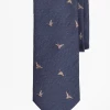 Oxford & Evergreen Brooks Brothers Flying Geese Tie, Navy (3 Colors Available) Accessories 2 Oxford & Evergreen Brooks Brothers Flying Geese Tie, Navy (3 Colors Available) Accessories