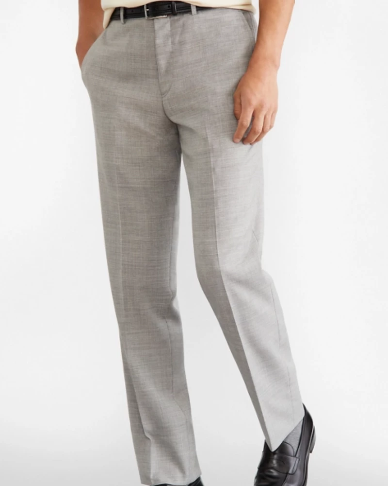 Oxford & Evergreen Brooks Brothers Regent Fit Wool Trousers, Light Grey 3 Oxford & Evergreen Brooks Brothers Regent Fit Wool Trousers, Light Grey