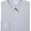 Oxford & Evergreen Brooks Brothers Milano Slim-Fit Dress Shirt, Button-Down Collar, Blue Clothing 2 Oxford & Evergreen Brooks Brothers Milano Slim-Fit Dress Shirt, Button-Down Collar, Blue Clothing