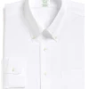 Oxford & Evergreen Brooks Brothers Regent Regular-Fit Dress Shirt, Button-Down Collar, White 1 Oxford & Evergreen Brooks Brothers Regent Regular-Fit Dress Shirt, Button-Down Collar, White