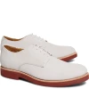 Oxford & Evergreen Brooks Brothers Classic Bucks, White Nubuck Leather 2 Oxford & Evergreen Brooks Brothers Classic Bucks, White Nubuck Leather