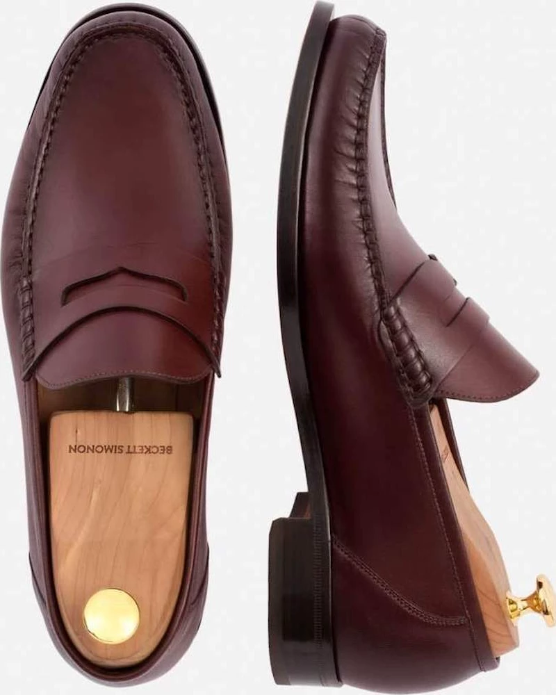 Oxford & Evergreen Beckett Simonon Lambert Loafers, Bordeaux (5 Colors Available), MADE TO ORDER Shoes 3 Oxford & Evergreen Beckett Simonon Lambert Loafers, Bordeaux (5 Colors Available), MADE TO ORDER Shoes