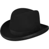 Oxford & Evergreen Accessories Big Boss Homburg, Black (5 Colors) 2 Oxford & Evergreen Accessories Big Boss Homburg, Black (5 Colors)