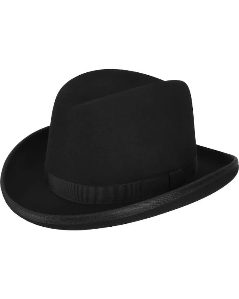 Oxford & Evergreen Accessories Big Boss Homburg, Black (5 Colors) 3 Oxford & Evergreen Accessories Big Boss Homburg, Black (5 Colors)