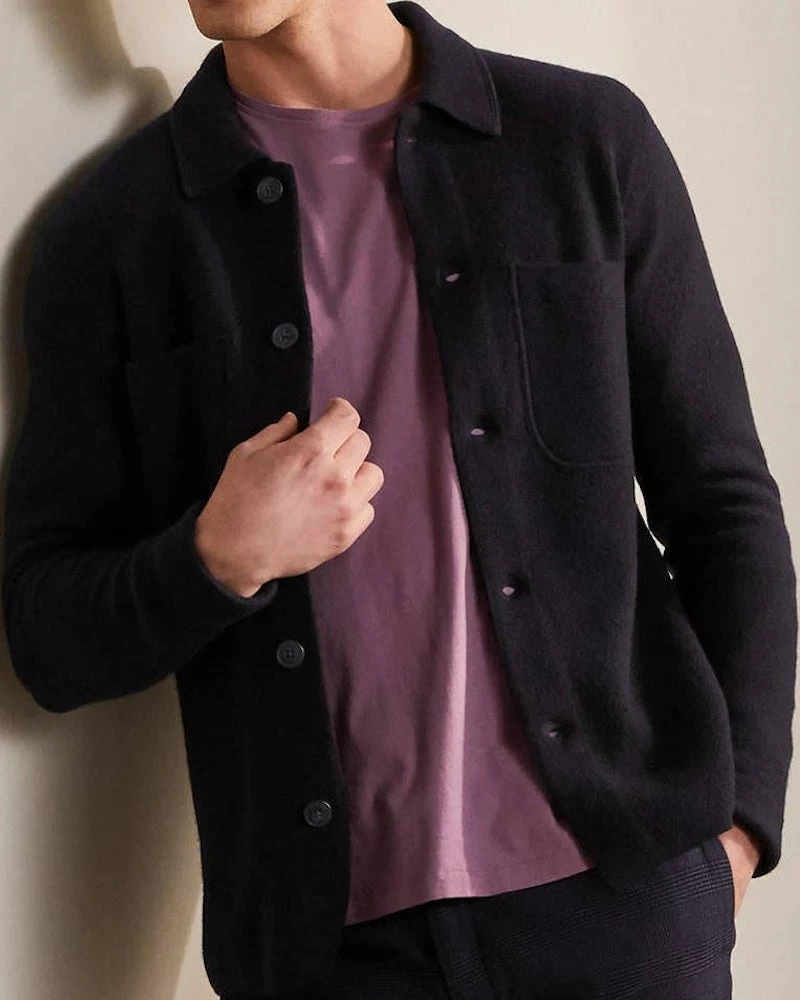 Oxford & Evergreen Boden Farley Merino Wool Knitted Jacket, Navy (Also In Gray) Clothing 3 Oxford & Evergreen Boden Farley Merino Wool Knitted Jacket, Navy (Also In Gray) Clothing