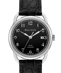 Oxford & Evergreen Bulova Limited Edition Joseph Bulova Commodore Automatic Watch, Black (38mm)