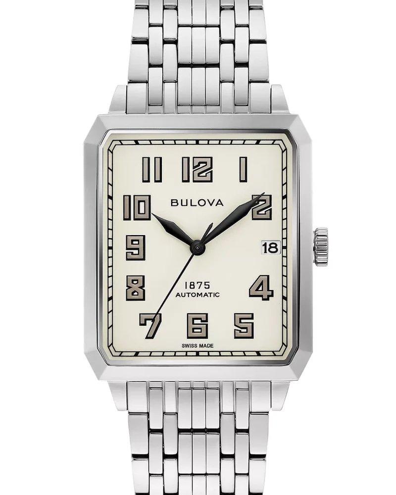Oxford & Evergreen Bulova Limited Edition Joseph Bulova Breton Automatic Watch, White (32mm X 38mm) Dress Watches 3 Oxford & Evergreen Bulova Limited Edition Joseph Bulova Breton Automatic Watch, White (32mm X 38mm) Dress Watches
