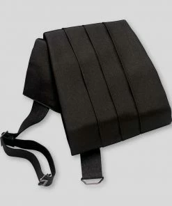 Oxford & Evergreen Charles Tyrwhitt Silk Cummerbund, Black Clothing