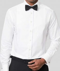 Oxford & Evergreen Charles Tyrwhitt Marcella Bib Tuxedo Shirt, White Clothing