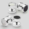 Oxford & Evergreen Clothing Charles Tyrwhitt TWO-Sided Mother Of Pearl And Onyx Evening Studs, Silver (Double Sided) 1 Oxford & Evergreen Clothing Charles Tyrwhitt TWO-Sided Mother Of Pearl And Onyx Evening Studs, Silver (Double Sided)