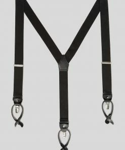 Oxford & Evergreen Charles Tyrwhitt Combination Suspenders, Black Clothing
