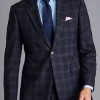Oxford & Evergreen Clothing Charles Tyrwhitt Windowpane Check Suit, Navy 2 Oxford & Evergreen Clothing Charles Tyrwhitt Windowpane Check Suit, Navy