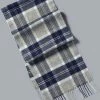 Oxford & Evergreen Charles Tyrwhitt Lambswool Check Scarf, Navy & Grey (3 Patterns) Accessories 1 Oxford & Evergreen Charles Tyrwhitt Lambswool Check Scarf, Navy & Grey (3 Patterns) Accessories