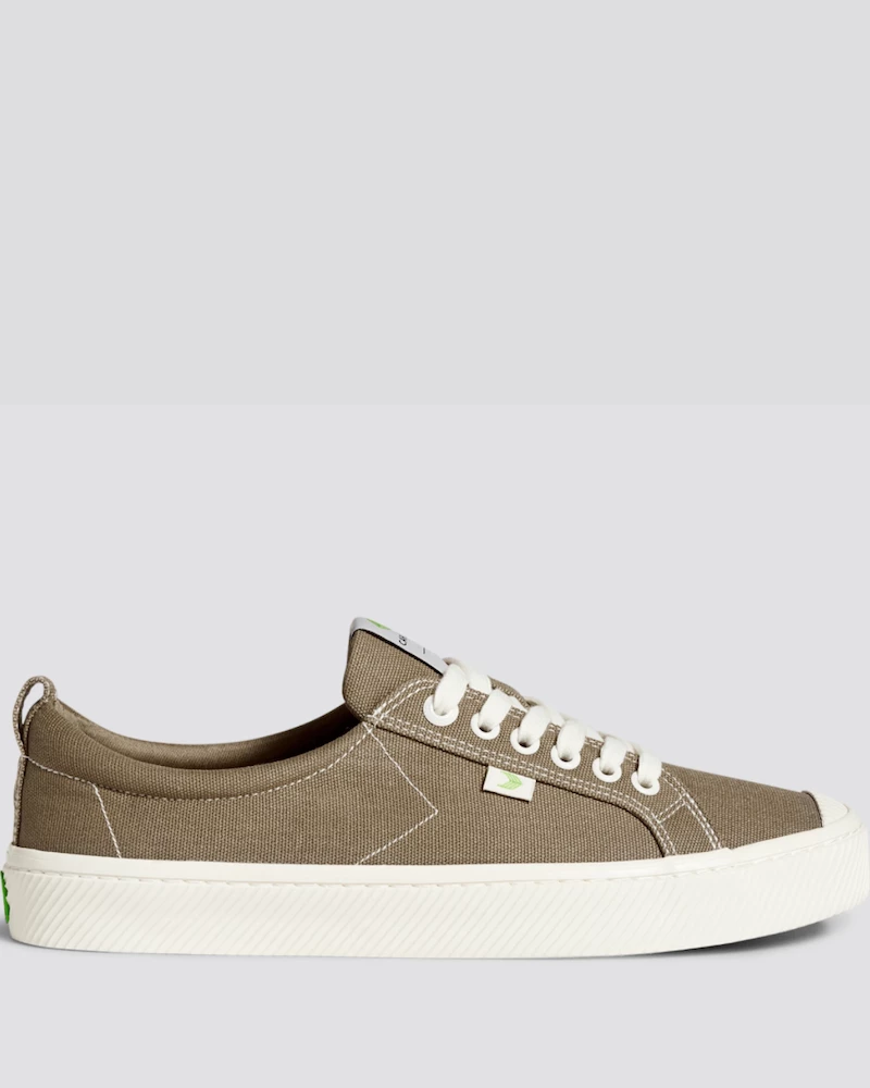 Oxford & Evergreen Shoes Cariuma Oca Organic Cotton Low Canvas Sneakers, Sand (10 Colors Available) 3 Oxford & Evergreen Shoes Cariuma Oca Organic Cotton Low Canvas Sneakers, Sand (10 Colors Available)