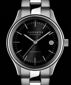 Oxford & Evergreen Carpenter G2 Brooklyn Gent Automatic Watch, Black (38mm)