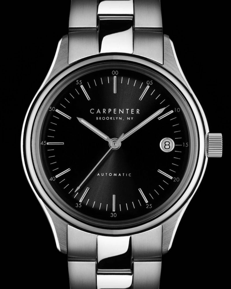 Oxford & Evergreen Carpenter G2 Brooklyn Gent Automatic Watch, Black (38mm) 3 Oxford & Evergreen Carpenter G2 Brooklyn Gent Automatic Watch, Black (38mm)