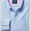Oxford & Evergreen Clothing Charles Tyrwhitt Button-Down Collar Bengal Stripe Washed Oxford Shirt, Blue & White 1 Oxford & Evergreen Clothing Charles Tyrwhitt Button-Down Collar Bengal Stripe Washed Oxford Shirt, Blue & White