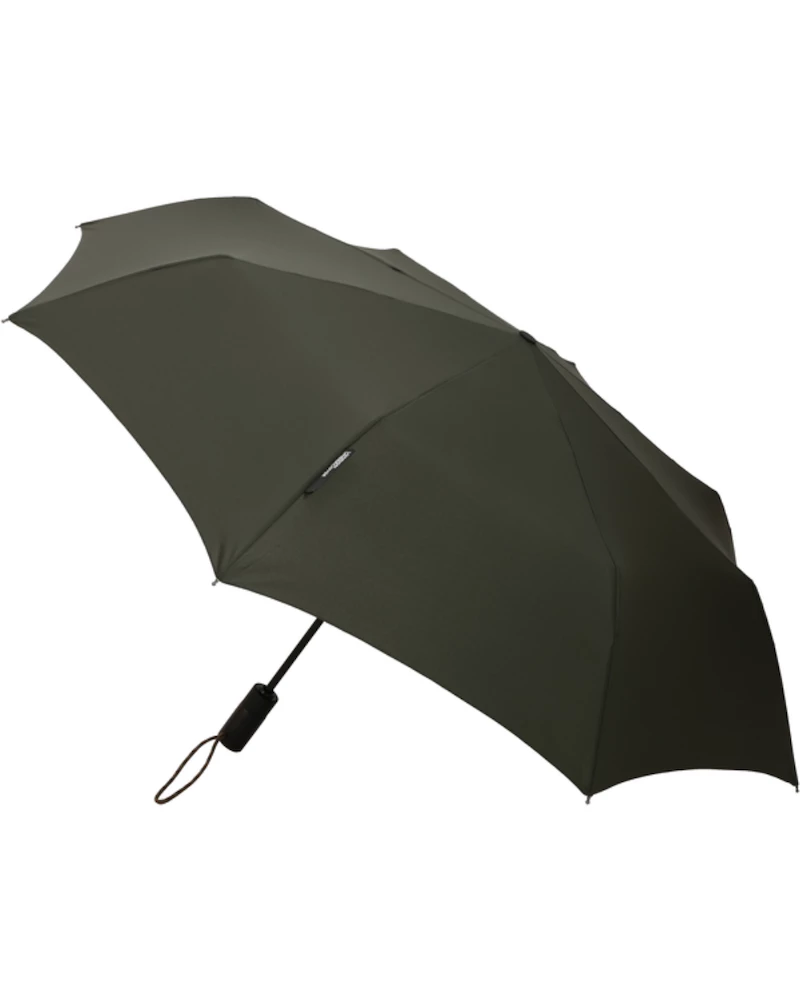 Oxford & Evergreen London Undercover 100% Recycled Polyester Automatic Open-Close Compact Umbrella, Olive Green 3 Oxford & Evergreen London Undercover 100% Recycled Polyester Automatic Open-Close Compact Umbrella, Olive Green