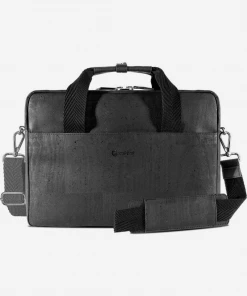 Oxford & Evergreen Corkor Vegan Cork Briefcase, Brown (Also In Black)