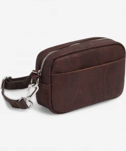 Oxford & Evergreen Corkor Vegan Cork Small Crossbody Pouch, Brown (3 Colors) (7.5" X 5.1") Bags & Baggage