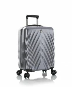 Oxford & Evergreen Bags & Baggage Heys EcoLite 21" Carry-On Suitcase With Recycled Plastic Shell, Charcoal (3 Colors Available)
