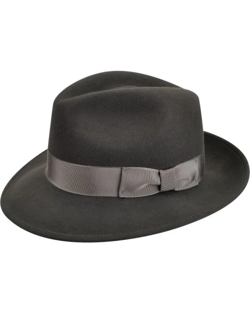 Oxford & Evergreen Accessories Frederick Fedora, Slate (Gray) 3 Oxford & Evergreen Accessories Frederick Fedora, Slate (Gray)