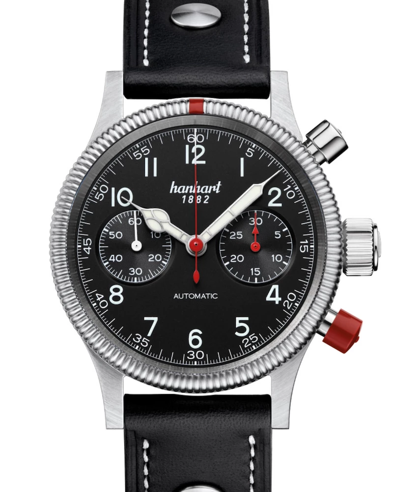 Oxford & Evergreen Hanhart WWII German Pioneer Mk II Automatic Aviation Chronograph (40mm) 3 Oxford & Evergreen Hanhart WWII German Pioneer Mk II Automatic Aviation Chronograph (40mm)