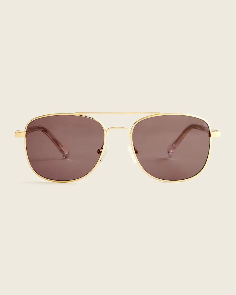Oxford & Evergreen J. Crew Airman Sunglasses, Vintage Gold 3 Oxford & Evergreen J. Crew Airman Sunglasses, Vintage Gold