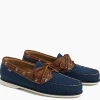 Oxford & Evergreen J. Crew Factory Canvas Boat Shoes, Navy & Contrast Vintage Cognac 2 Oxford & Evergreen J. Crew Factory Canvas Boat Shoes, Navy & Contrast Vintage Cognac