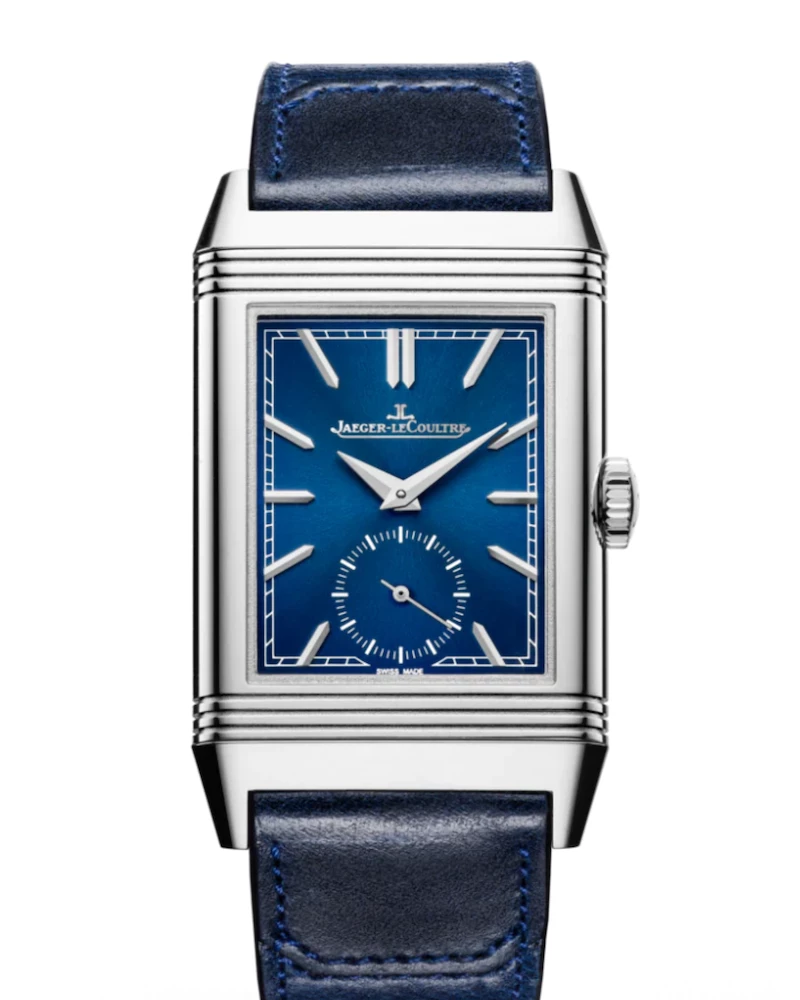 Oxford & Evergreen Jaeger LeCoultre Reverso Tribute Manual Wind Watch, Blue Dial (27.4mm X 45.6mm) 3 Oxford & Evergreen Jaeger LeCoultre Reverso Tribute Manual Wind Watch, Blue Dial (27.4mm X 45.6mm)