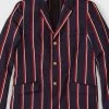Oxford & Evergreen Clothing J. Peterman Rowing Blazer, Navy/Red/White 1 Oxford & Evergreen Clothing J. Peterman Rowing Blazer, Navy/Red/White