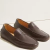 Oxford & Evergreen Shoes Jack Erwin Decker Leather Driving Loafer, Dark Brown (8 Colors Available) 2 Oxford & Evergreen Shoes Jack Erwin Decker Leather Driving Loafer, Dark Brown (8 Colors Available)