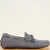 Oxford & Evergreen Jack Erwin Hunter Suede Tie Driving Loafer, Ash Gray (3 Colors Available)