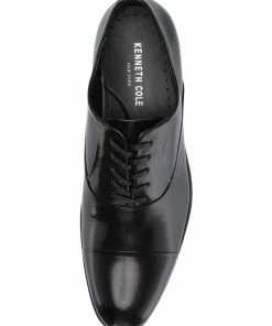 Oxford & Evergreen Kenneth Cole New York Chief Council Cap-Toe Oxfords, Black