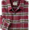 Oxford & Evergreen Clothing L.L. Bean Organic Cotton Flannel Shirt, Deep Port (Red) (4 Patterns) 1 Oxford & Evergreen Clothing L.L. Bean Organic Cotton Flannel Shirt, Deep Port (Red) (4 Patterns)