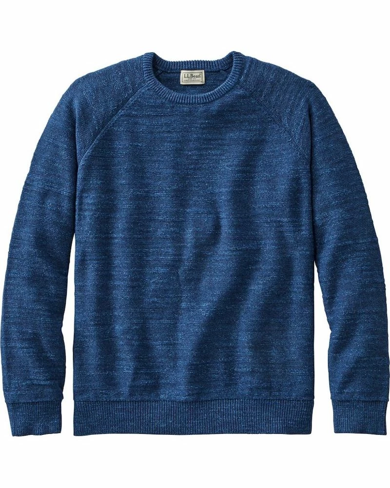 Oxford & Evergreen Clothing L.L. Bean Organic Cotton Crewneck Sweater, Deep Blue Heather (9 Colors) 3 Oxford & Evergreen Clothing L.L. Bean Organic Cotton Crewneck Sweater, Deep Blue Heather (9 Colors)