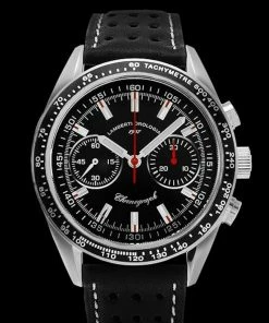 Oxford & Evergreen Lamberti Orologiai 50508 NNZ Chronodromo Chronograph, Black Dial (41mm) Chronographs