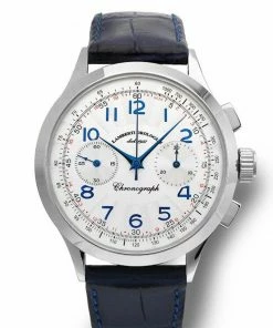 Oxford & Evergreen Lamberti Orologiai 2993B Chronografo Olive Meccanico Chronograph, (40mm)