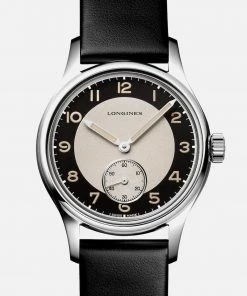 Oxford & Evergreen Longines Heritage Classic With Tuxedo Dial, Black/Cream (38.5mm)