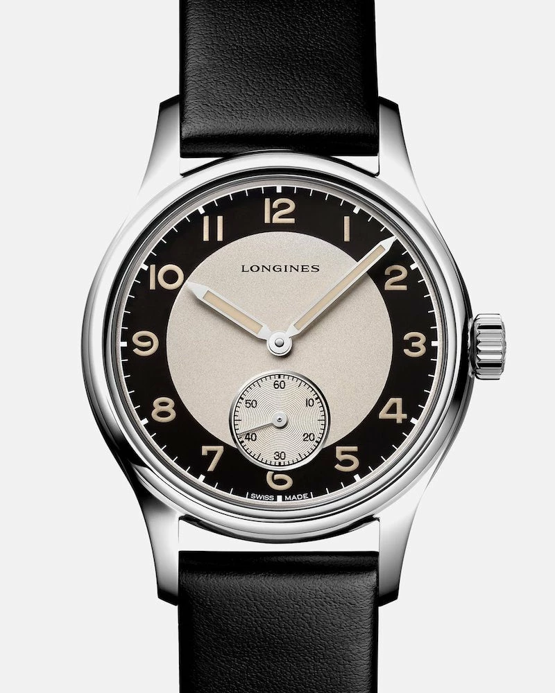 Oxford & Evergreen Longines Heritage Classic With Tuxedo Dial, Black/Cream (38.5mm) 3 Oxford & Evergreen Longines Heritage Classic With Tuxedo Dial, Black/Cream (38.5mm)