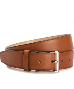 Oxford & Evergreen Accessories Meermin 104135 Leather Belt, Copper Antique (Tan) Calfskin