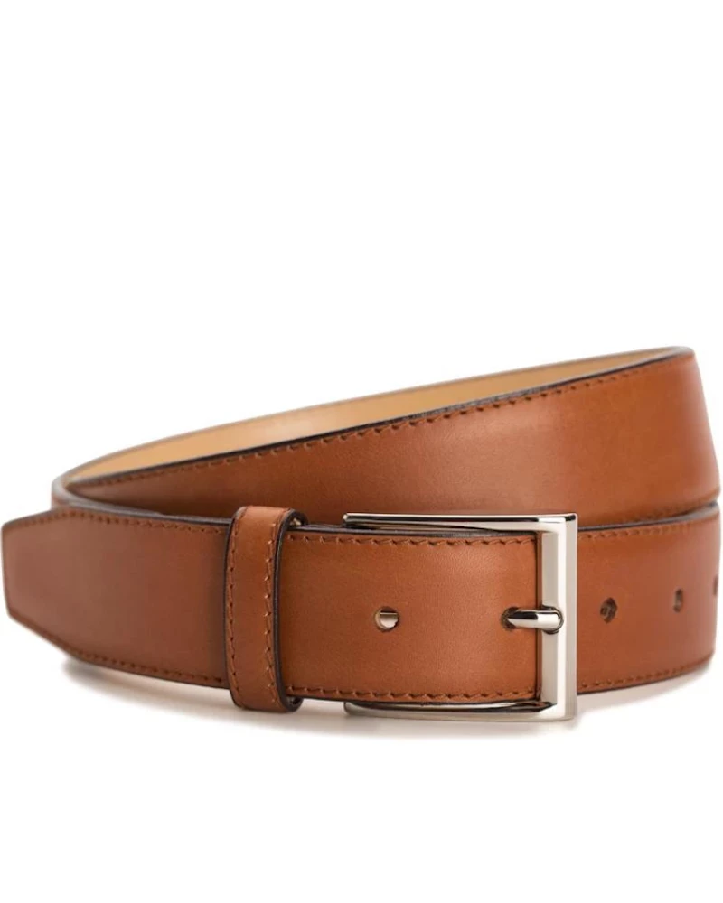 Oxford & Evergreen Accessories Meermin 104135 Leather Belt, Copper Antique (Tan) Calfskin 3 Oxford & Evergreen Accessories Meermin 104135 Leather Belt, Copper Antique (Tan) Calfskin
