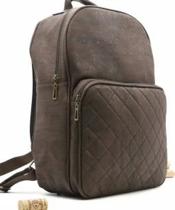 Oxford & Evergreen Malandro Fashion Cortez Vegan Cork Backpack, Brown