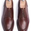 Oxford & Evergreen Meermin 101596 Split-Toe Bluchers, Oak Antique Calfskin Shoes 2 Oxford & Evergreen Meermin 101596 Split-Toe Bluchers, Oak Antique Calfskin Shoes