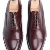 Oxford & Evergreen Shoes Meermin 101198 Cap-Toe Oxford, Burgundy Calfskin 2 Oxford & Evergreen Shoes Meermin 101198 Cap-Toe Oxford, Burgundy Calfskin