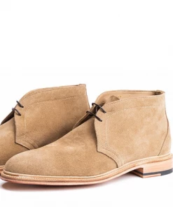 Oxford & Evergreen Shoes Meermin 114368 Castoro Suede Desert Boot, Taupe (Tan)