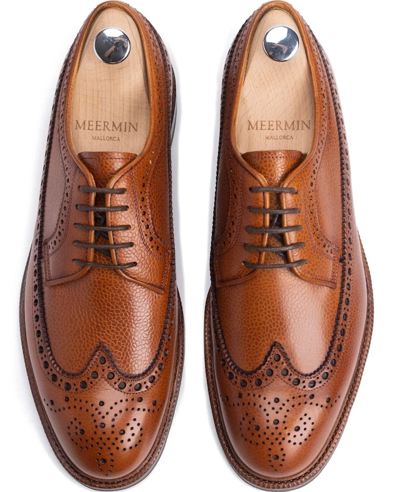 Oxford & Evergreen Meermin 101375 Longwing Bluchers, Chestnut Country Calfskin 3 Oxford & Evergreen Meermin 101375 Longwing Bluchers, Chestnut Country Calfskin
